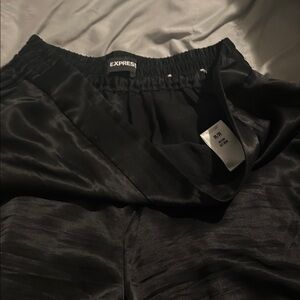 Express Shimmering Black Trousers